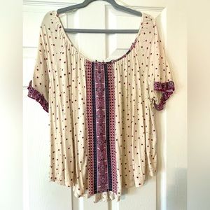 Boho shirt EUC